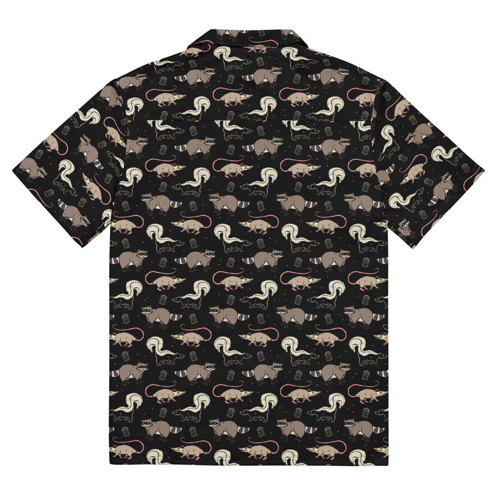 Murder Apparel Garbage Cats Button-up