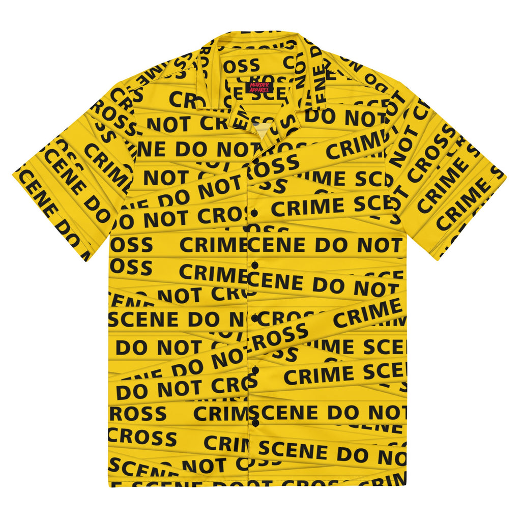 Murder Apparel Crime Scene Button-up