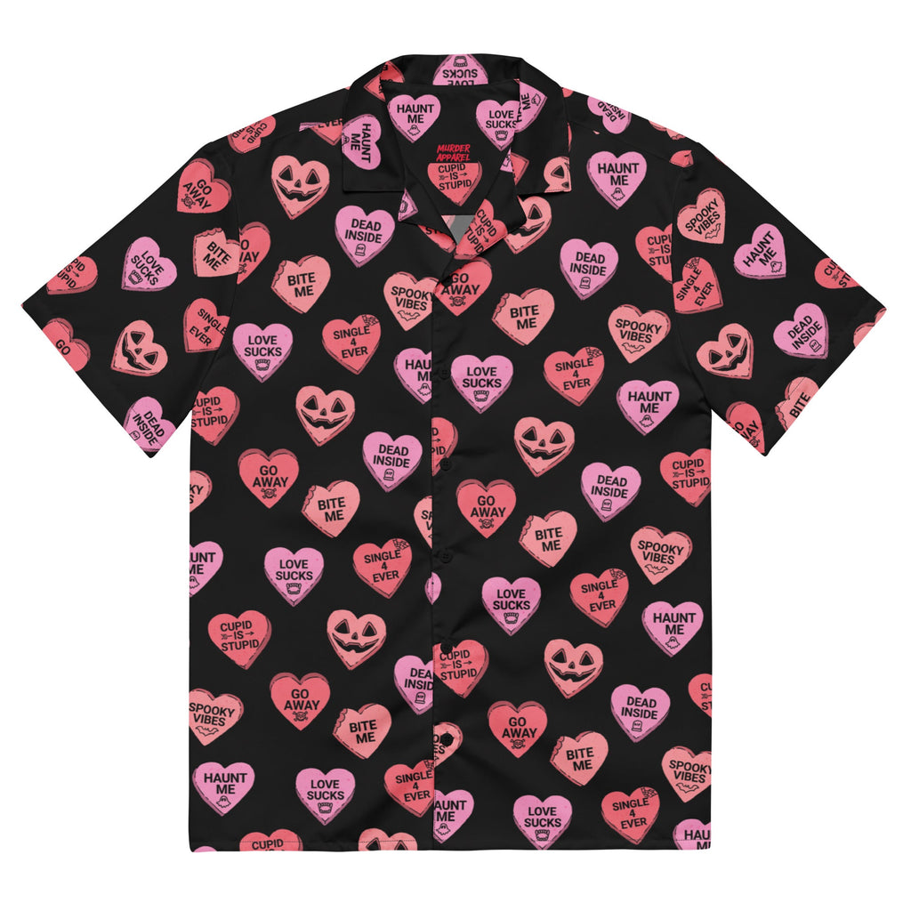 Murder Apparel Candy Hearts Button-up