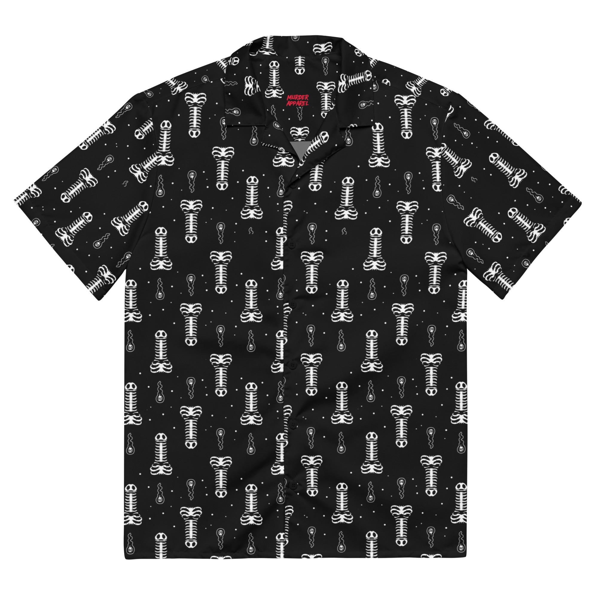 Murder Apparel Skeleton Boner Button-up