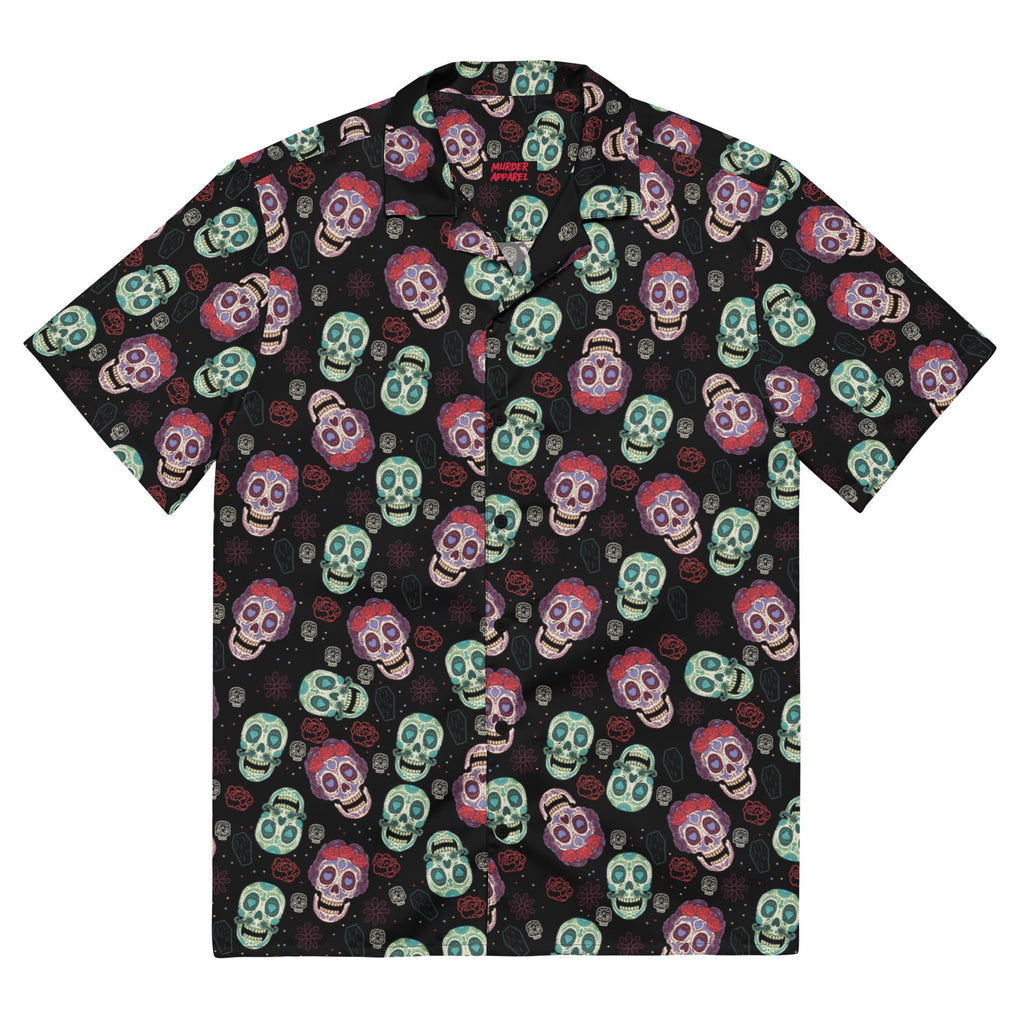 Murder Apparel Sugar Skulls Button-up