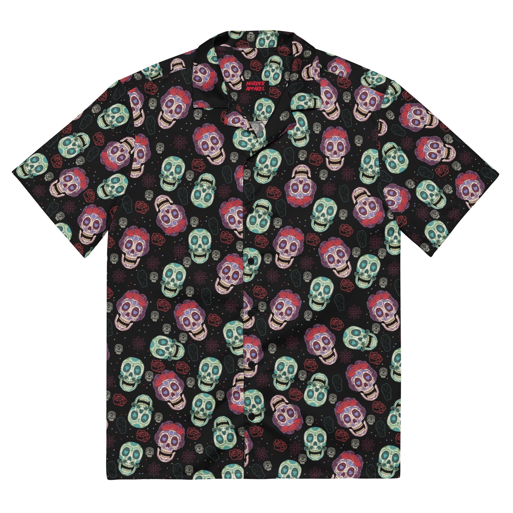 Murder Apparel Sugar Skulls Button-up