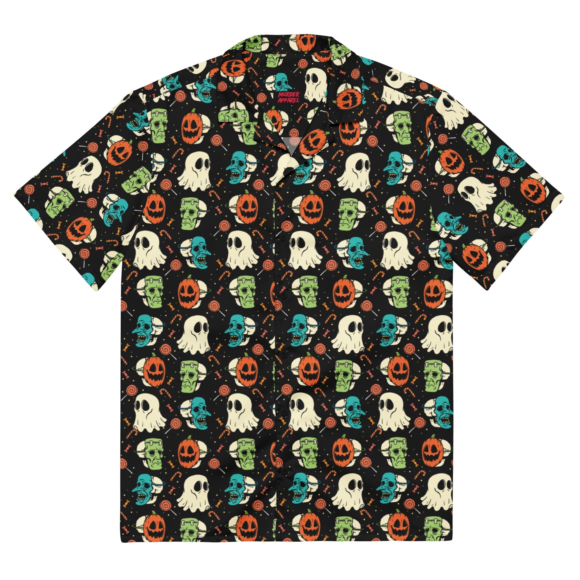 Murder Apparel Retro Halloween Button-up