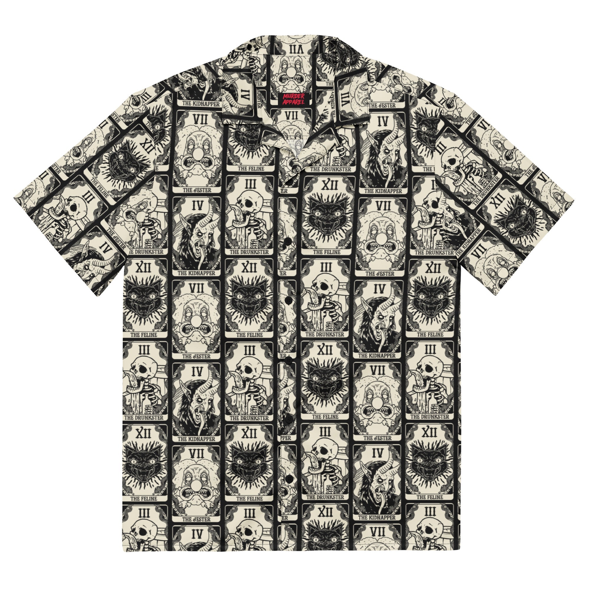 Murder Apparel Death Tarots Button-up