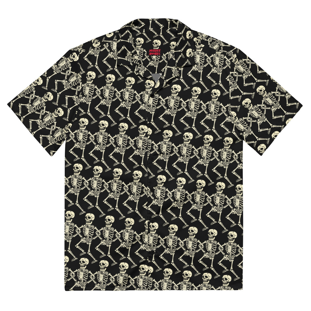 Murder Apparel Dancing Skeletons Button-up
