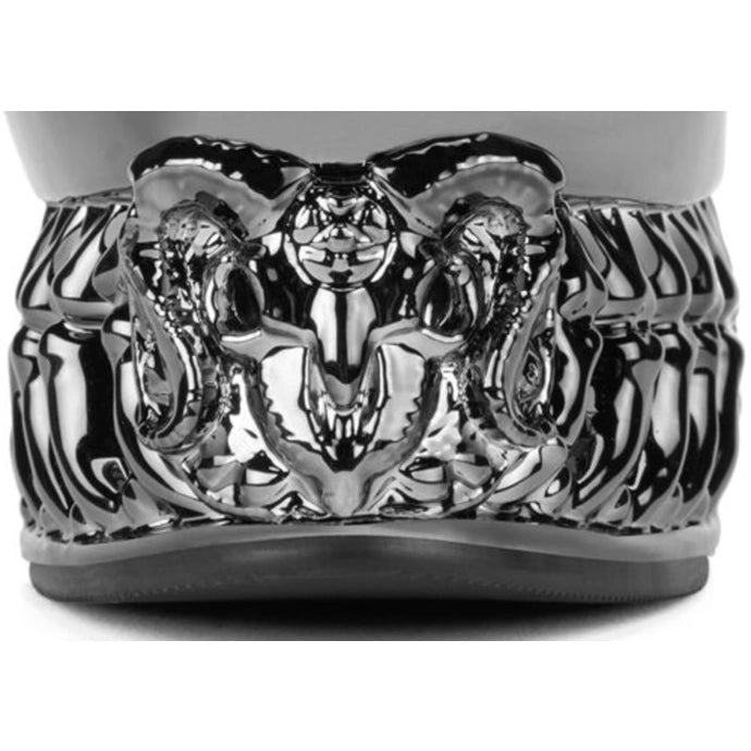 Hades + Alchemy UNDERTAKER Black Knee High Boots 5" Heel 6-12