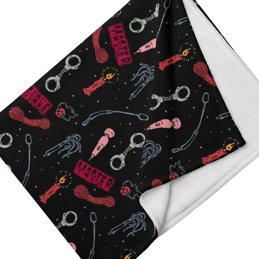 Murder Apparel BDSM Kinky Throw Blanket