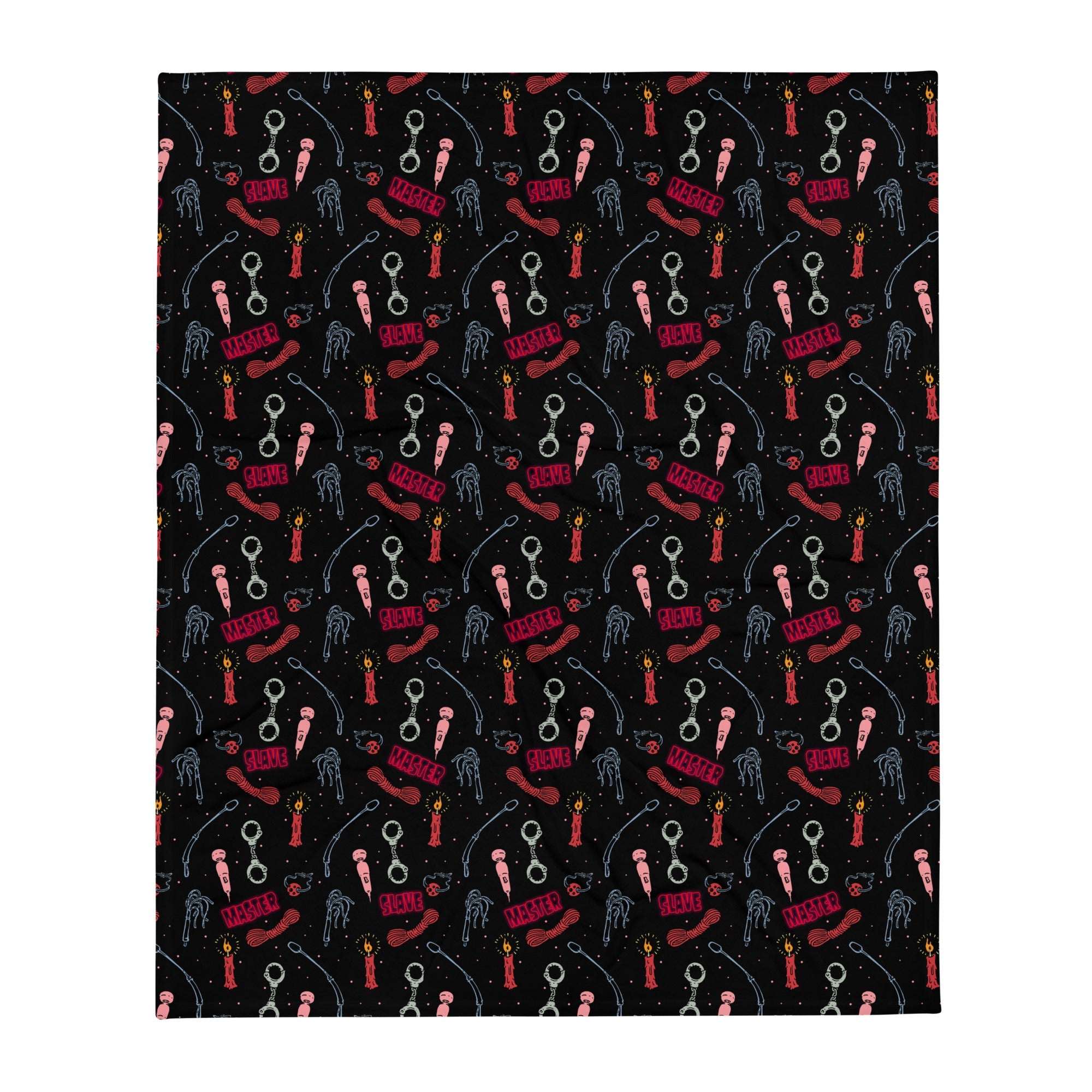 Murder Apparel BDSM Kinky Throw Blanket