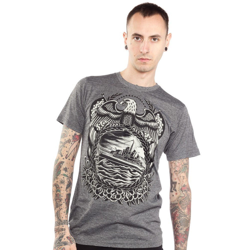 Black Market Art Battleship Nautical Tee