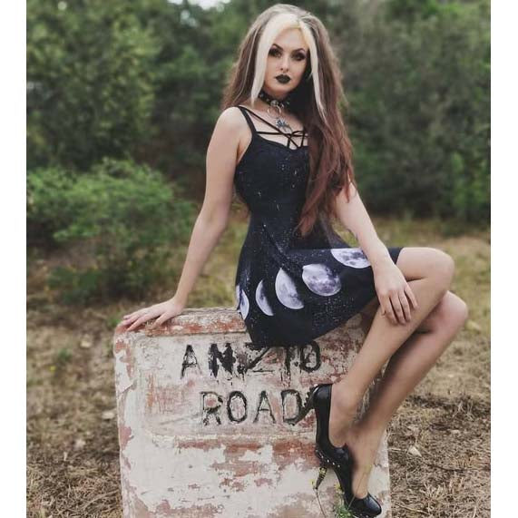 Hades TALON Black Spiked Stud 5" High Spinal Chrome Heels Peep Toe 6-11