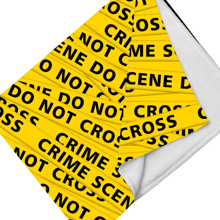 Murder Apparel Crime Scene Throw Blanket