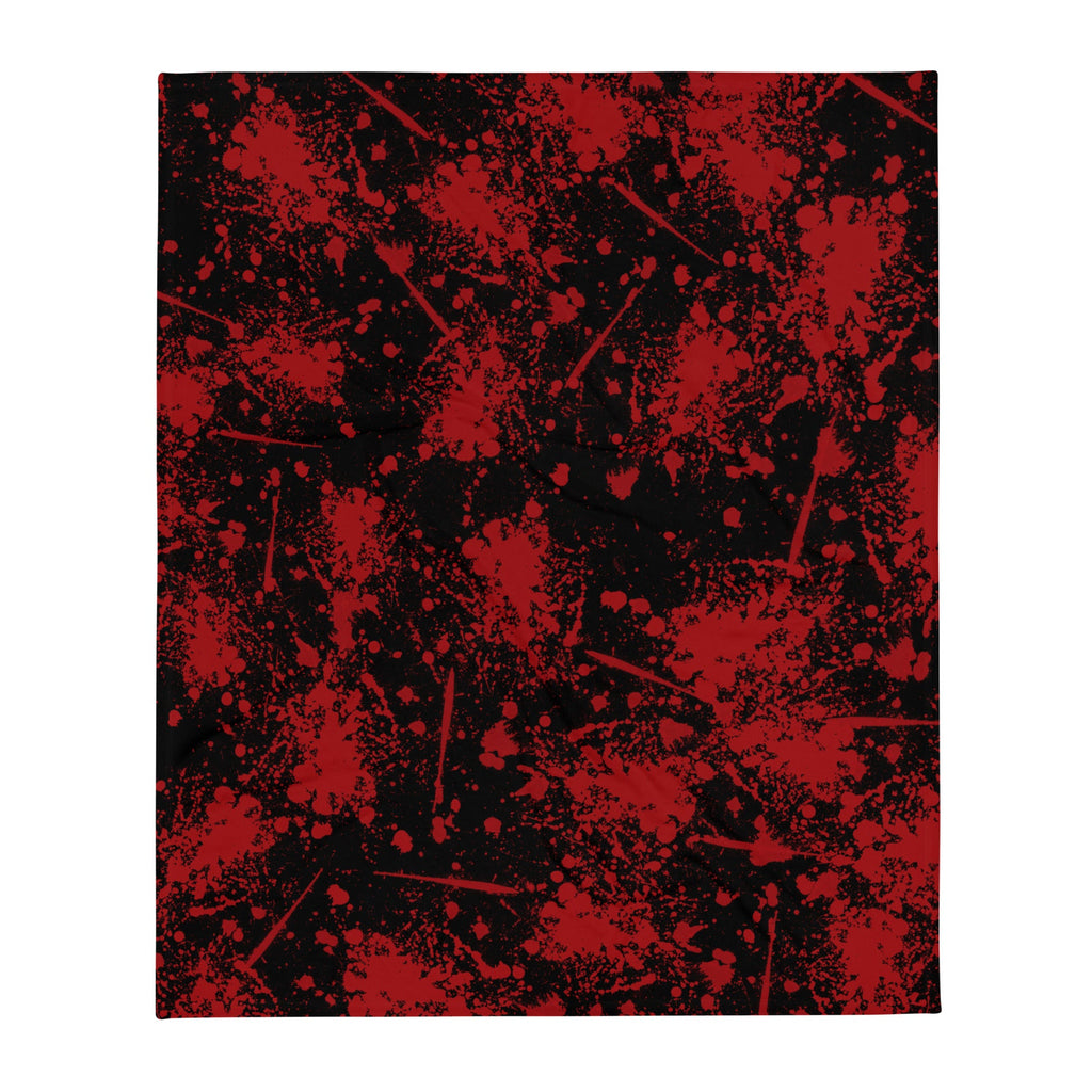 Murder Apparel Bloody Throw Blanket