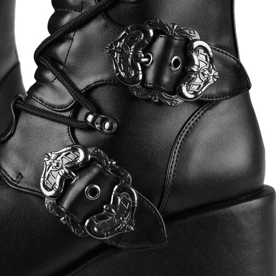 Hades BODIL Black Knee High 5" Platform Boots 6-12