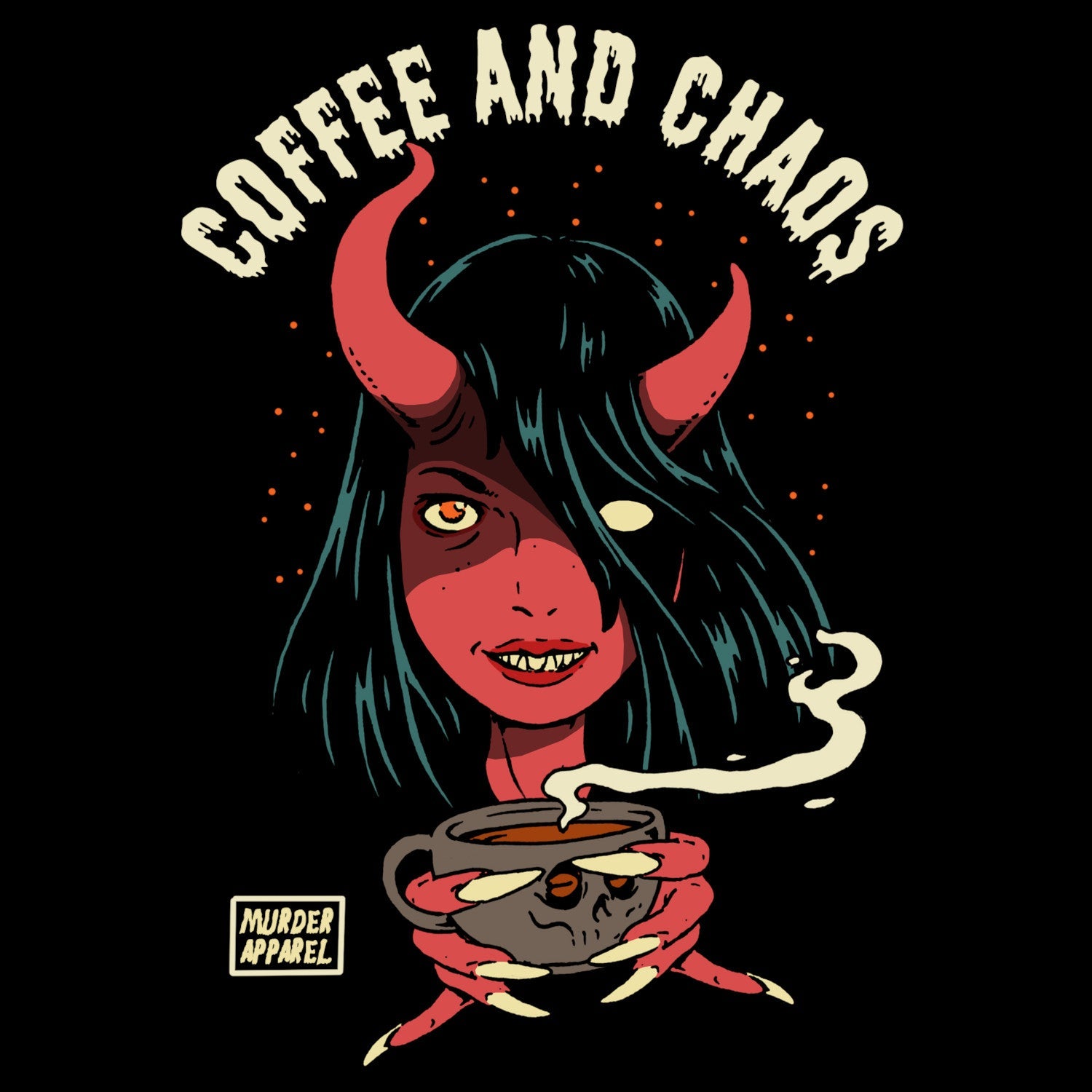 Murder Apparel Coffee And Chaos T-shirt