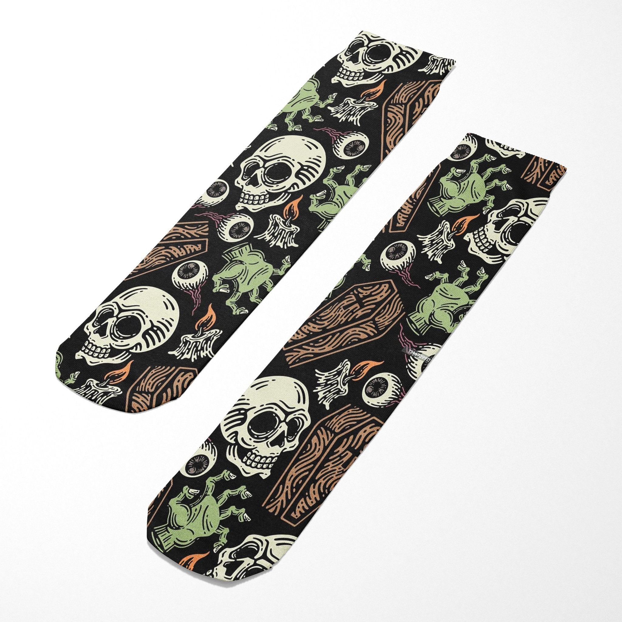 Original Underground Coffins and Skulls Socks