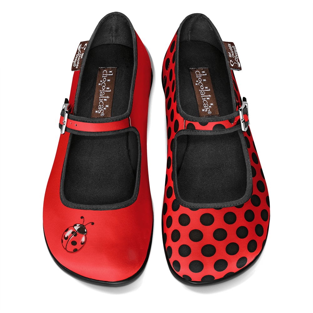 Hot Chocolate Design Chocolaticas® Ladybug Women's Mary Jane Flat