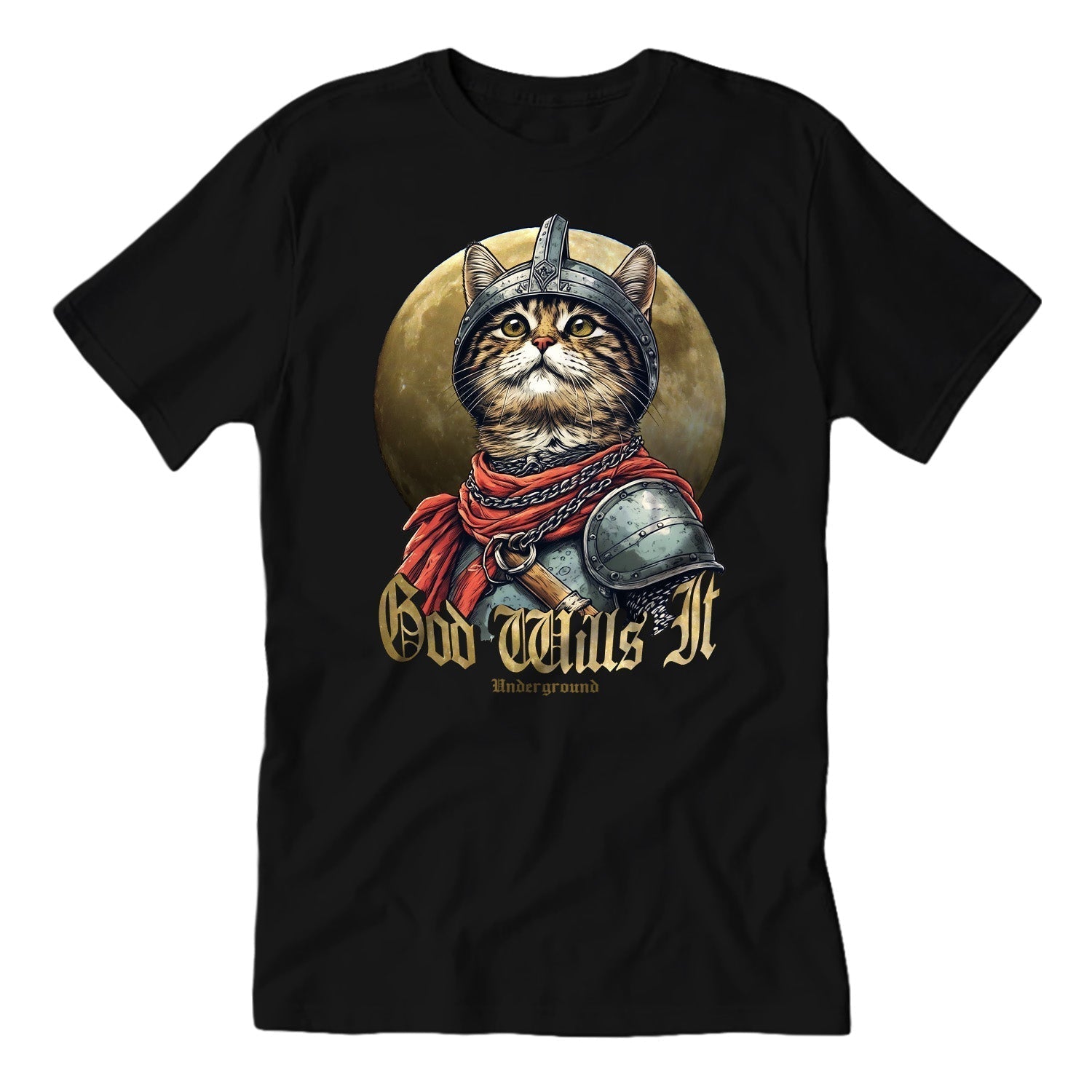 Original Underground Crusader Cat Tee