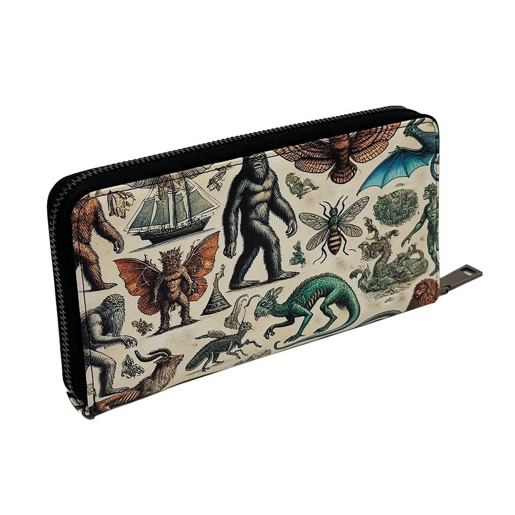 Original Underground Cryptids and Mythological Creatures Clutch Wallet