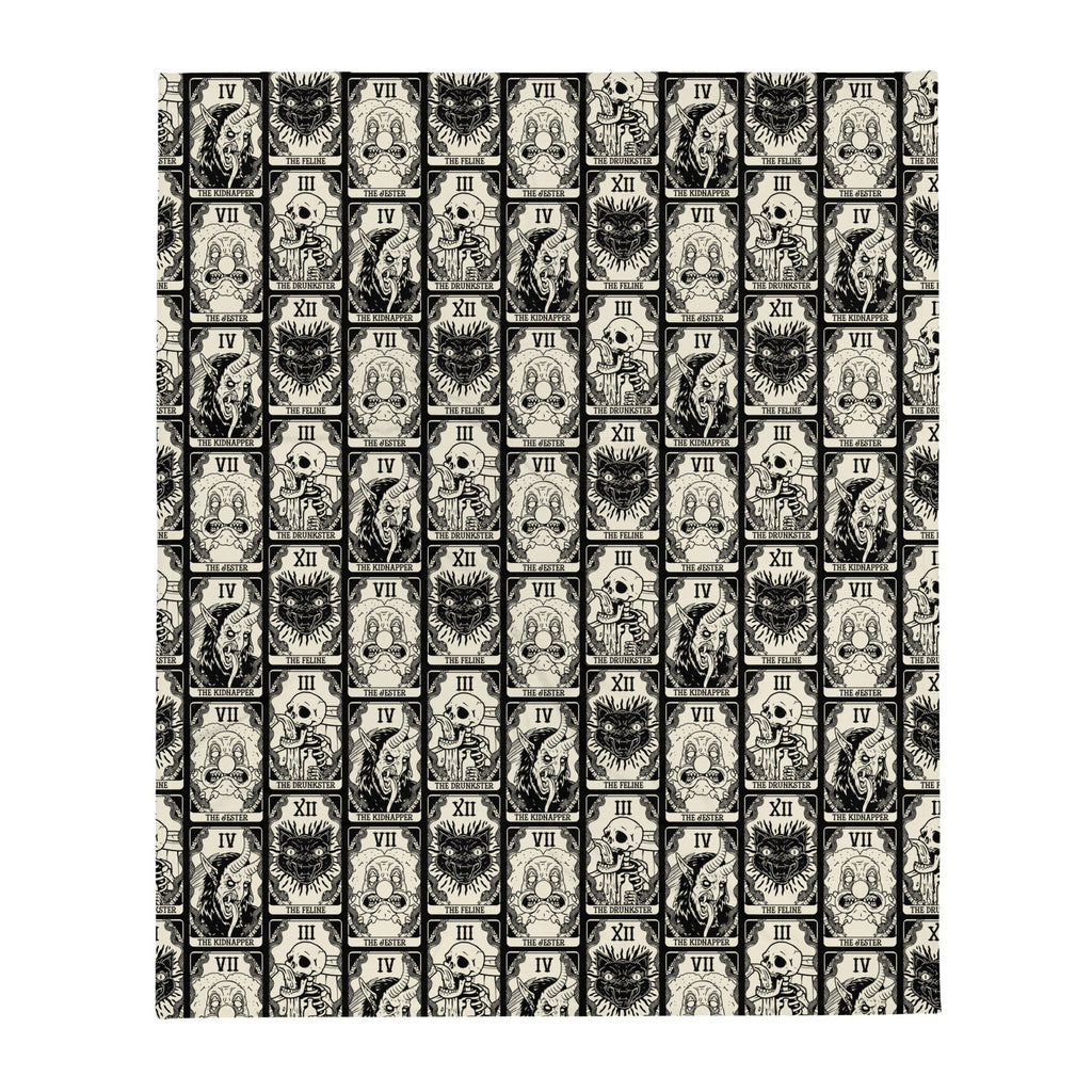 Murder Apparel Death Tarot Throw Blanket