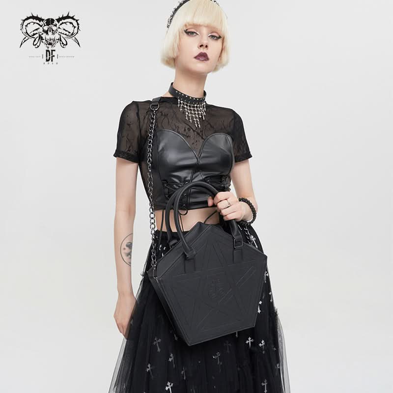 Devil Fashion Demon Goddess Gothic Pentagram Bag