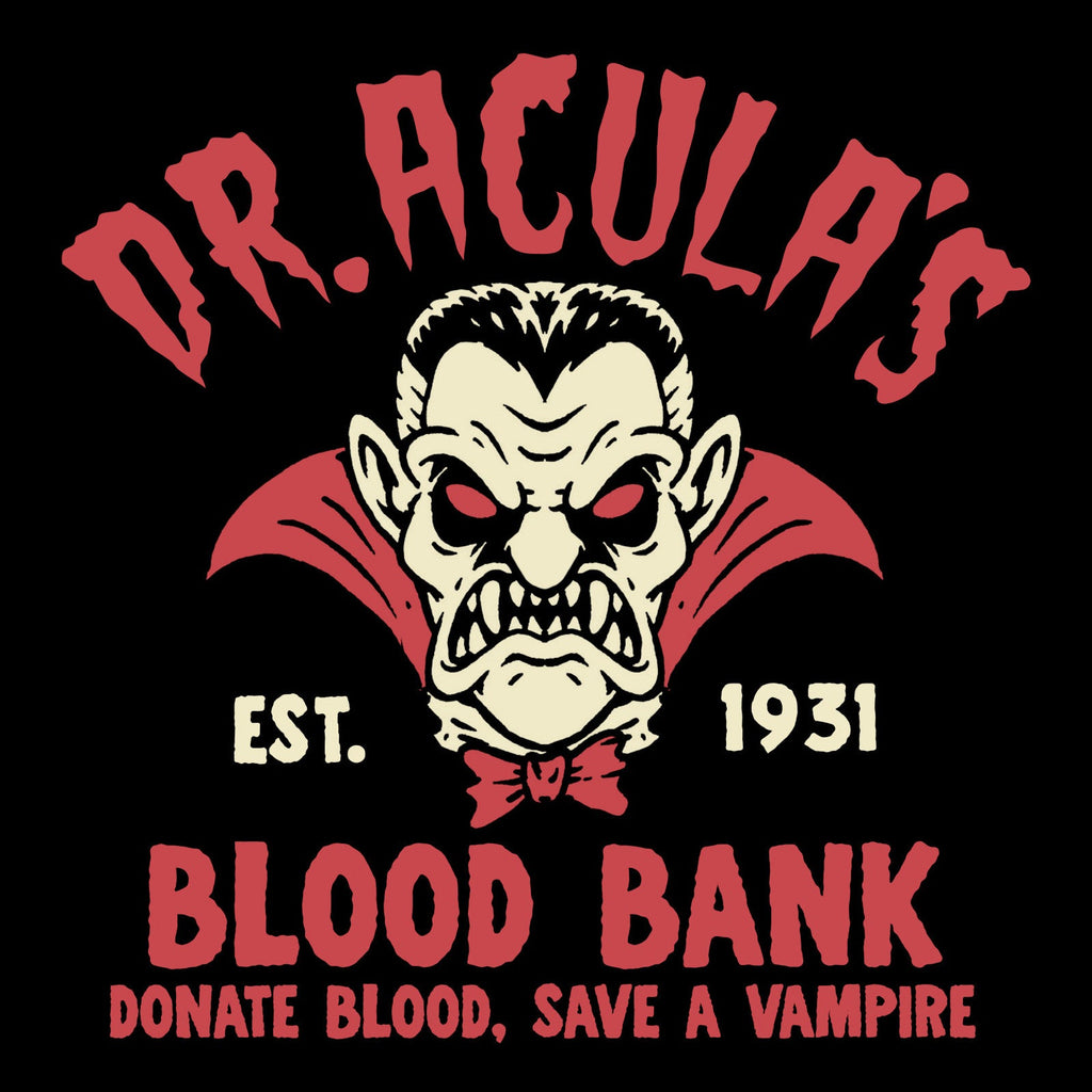Murder Apparel Dr. Acula's Blood Bank T-shirt
