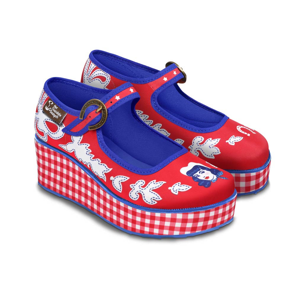 Hot Chocolate Design Chocolaticas® Cowgirl Women's Mary Jane Platform