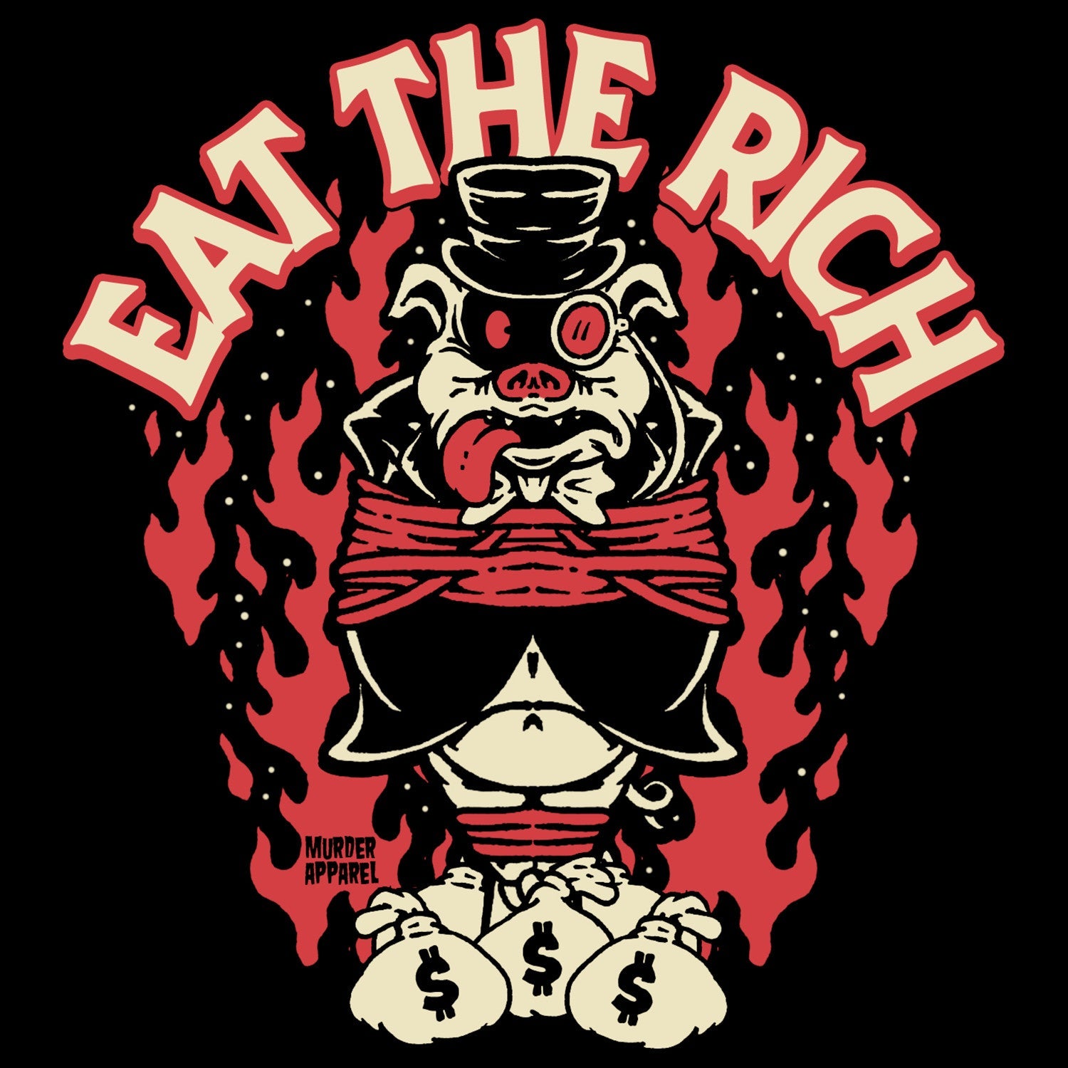 Murder Apparel Eat The Rich T-shirt