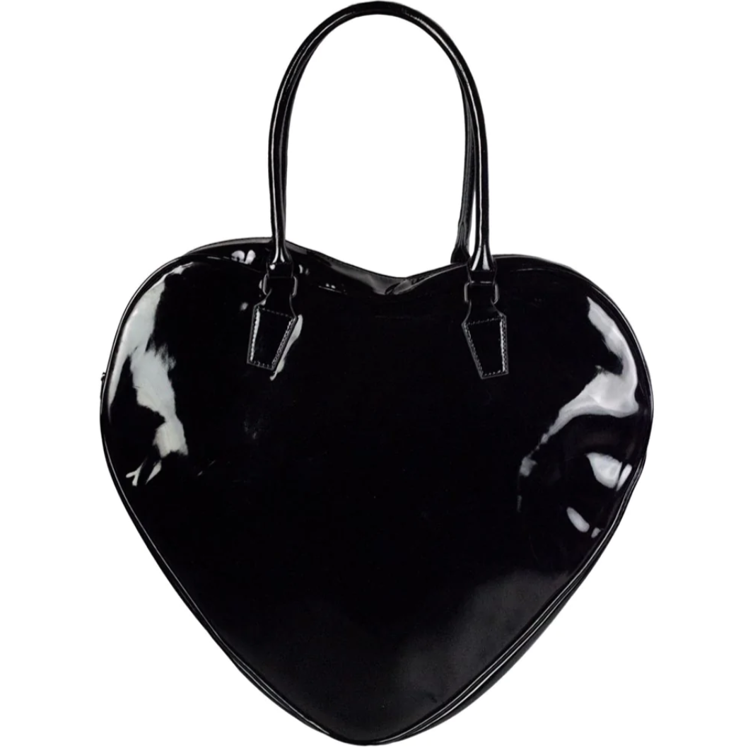 Kreepsville 666 Black Elvira Bewitched Heart Purse