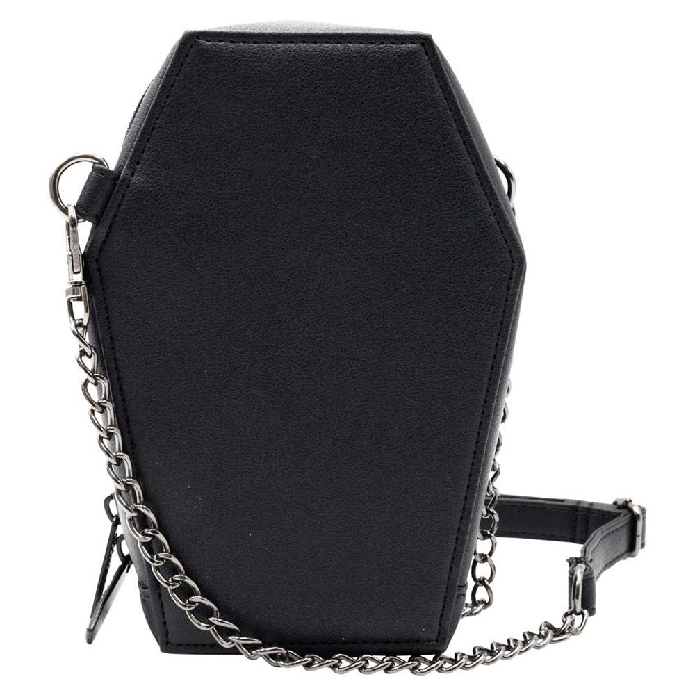 Kreepsville 666 Elvira Golden Coffin Crossbody Wristlet Purse