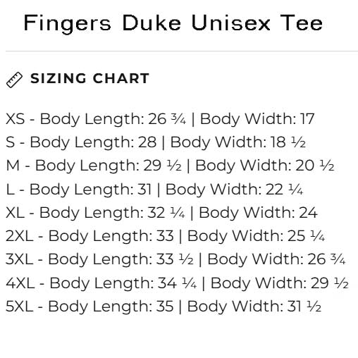 Fingers Duke 3:45 AM Black T-Shirt