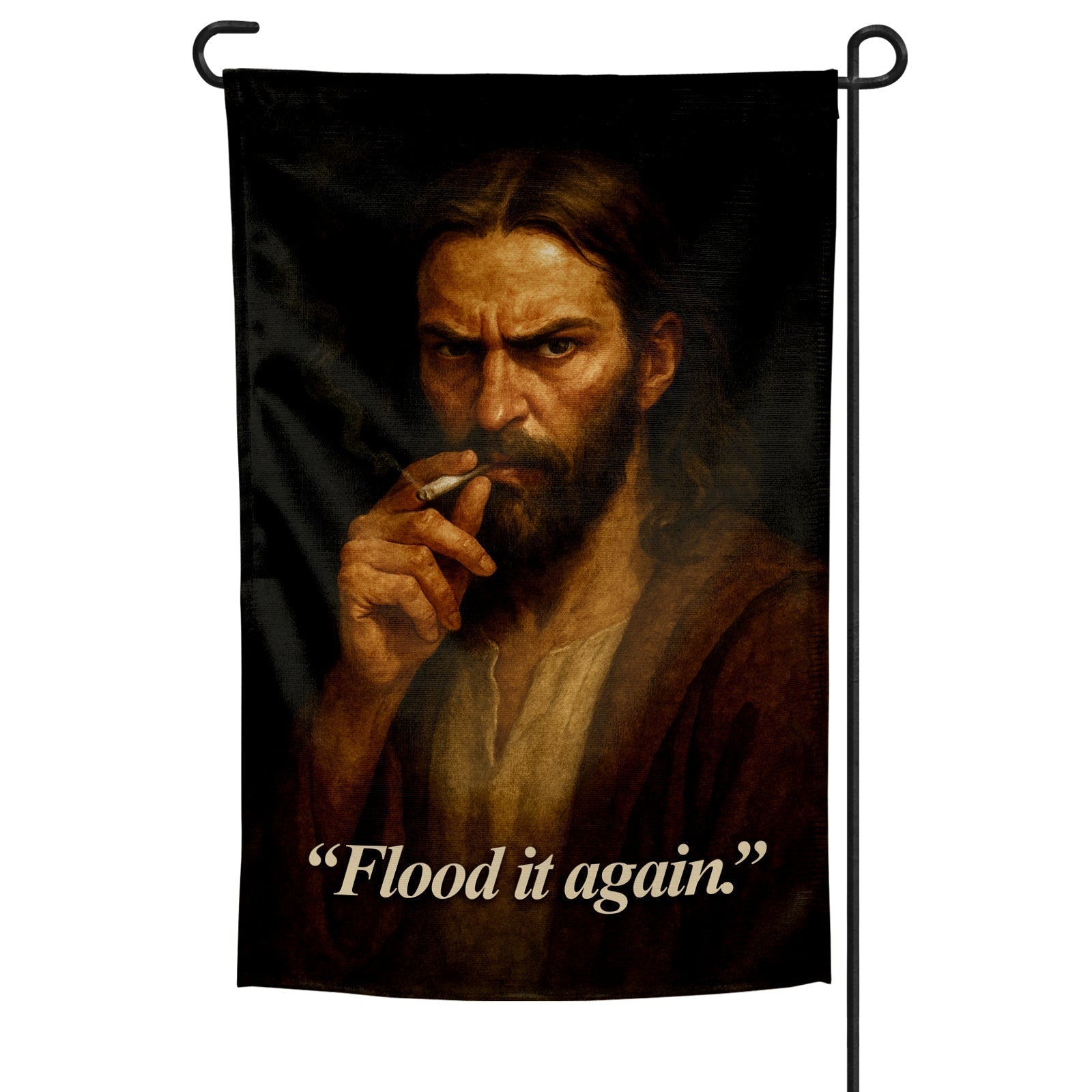 Original Underground Flood It Again Garden Flag
