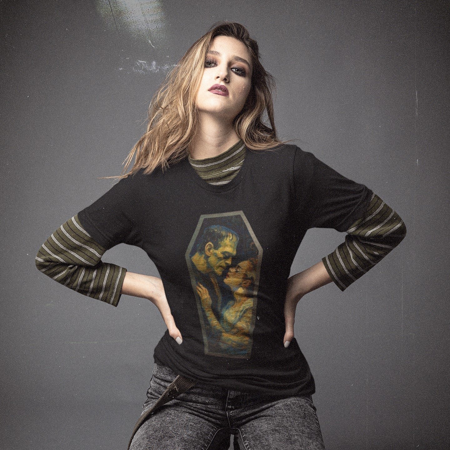 Original Underground Frankenstein and His Bride T-Shirt