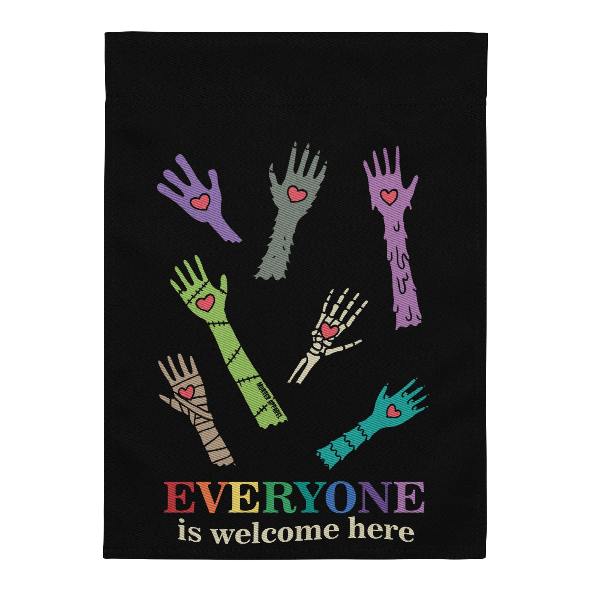 Murder Apparel Everyone Is Welcome Here Garden Flag