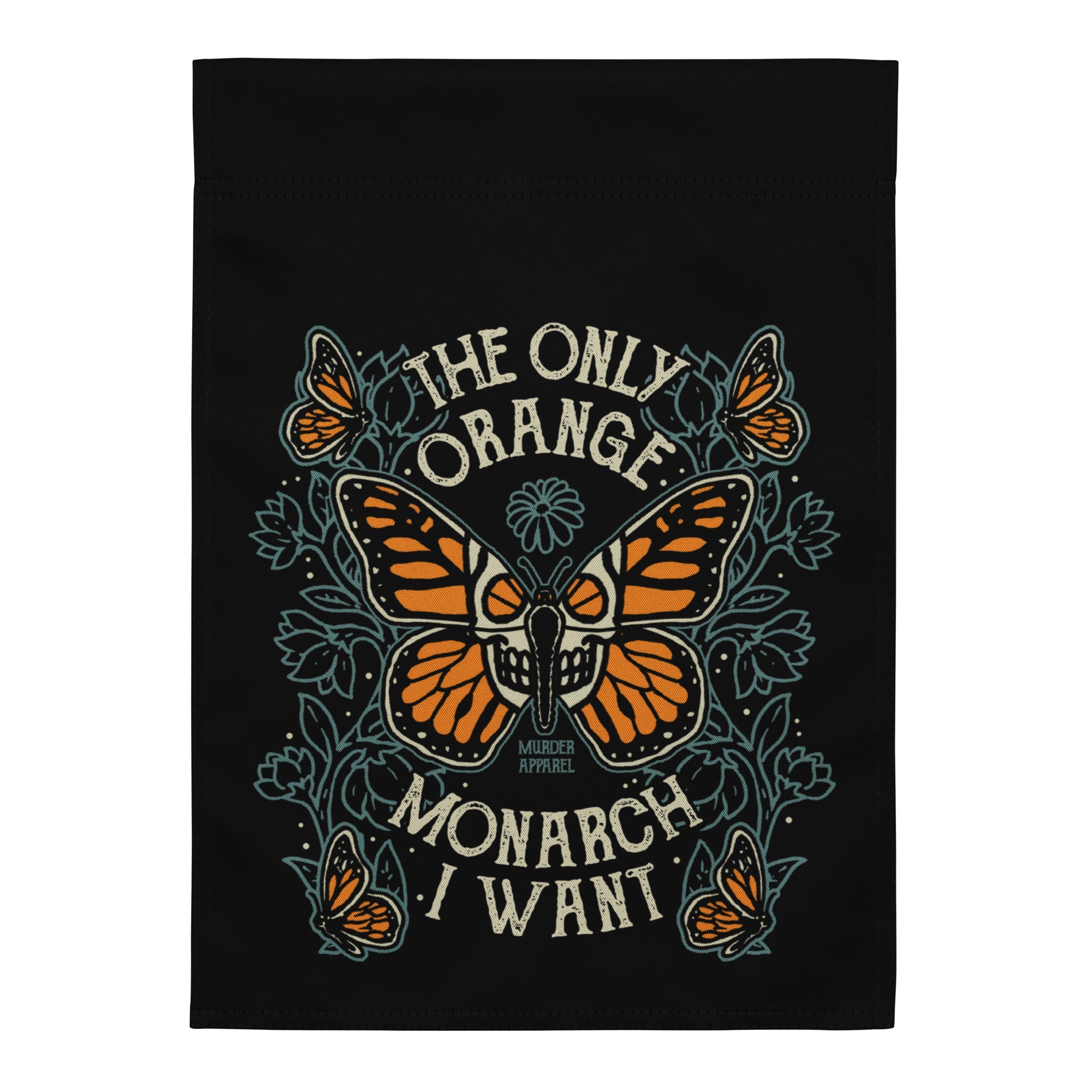 Murder Apparel Orange Monarch Flag
