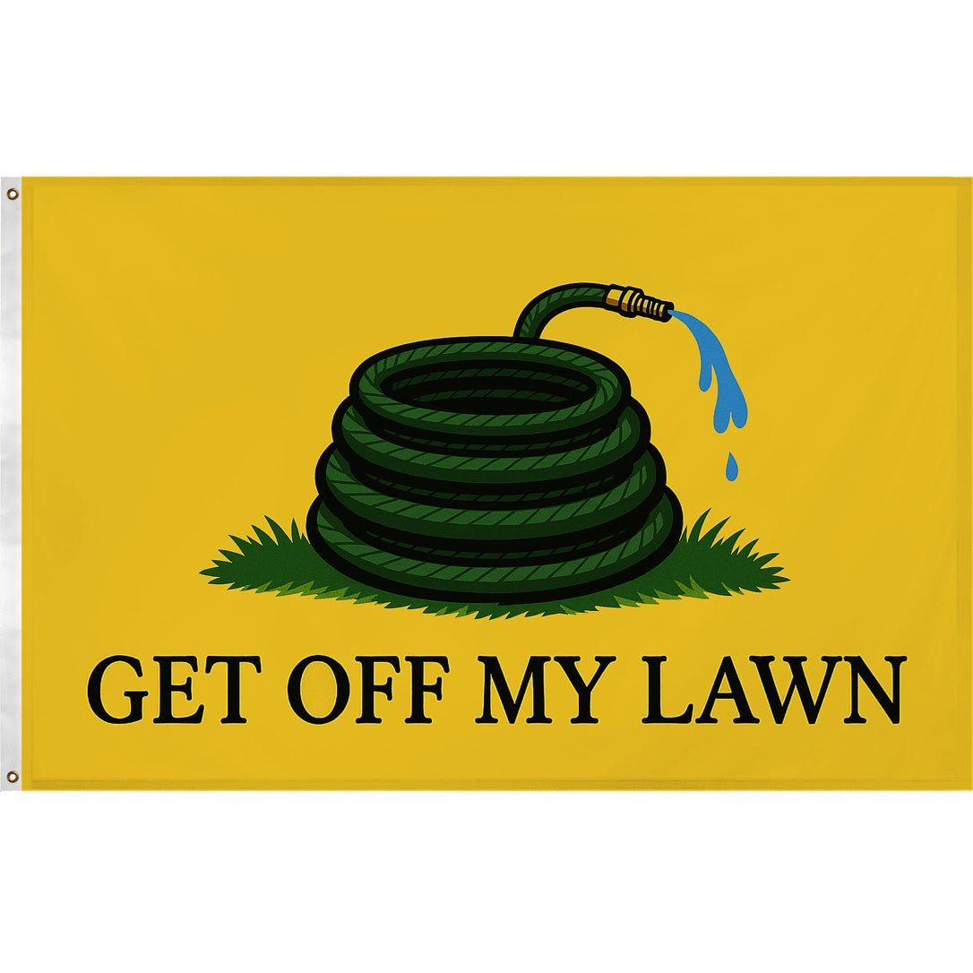 Original Underground Get Off My Lawn Flag