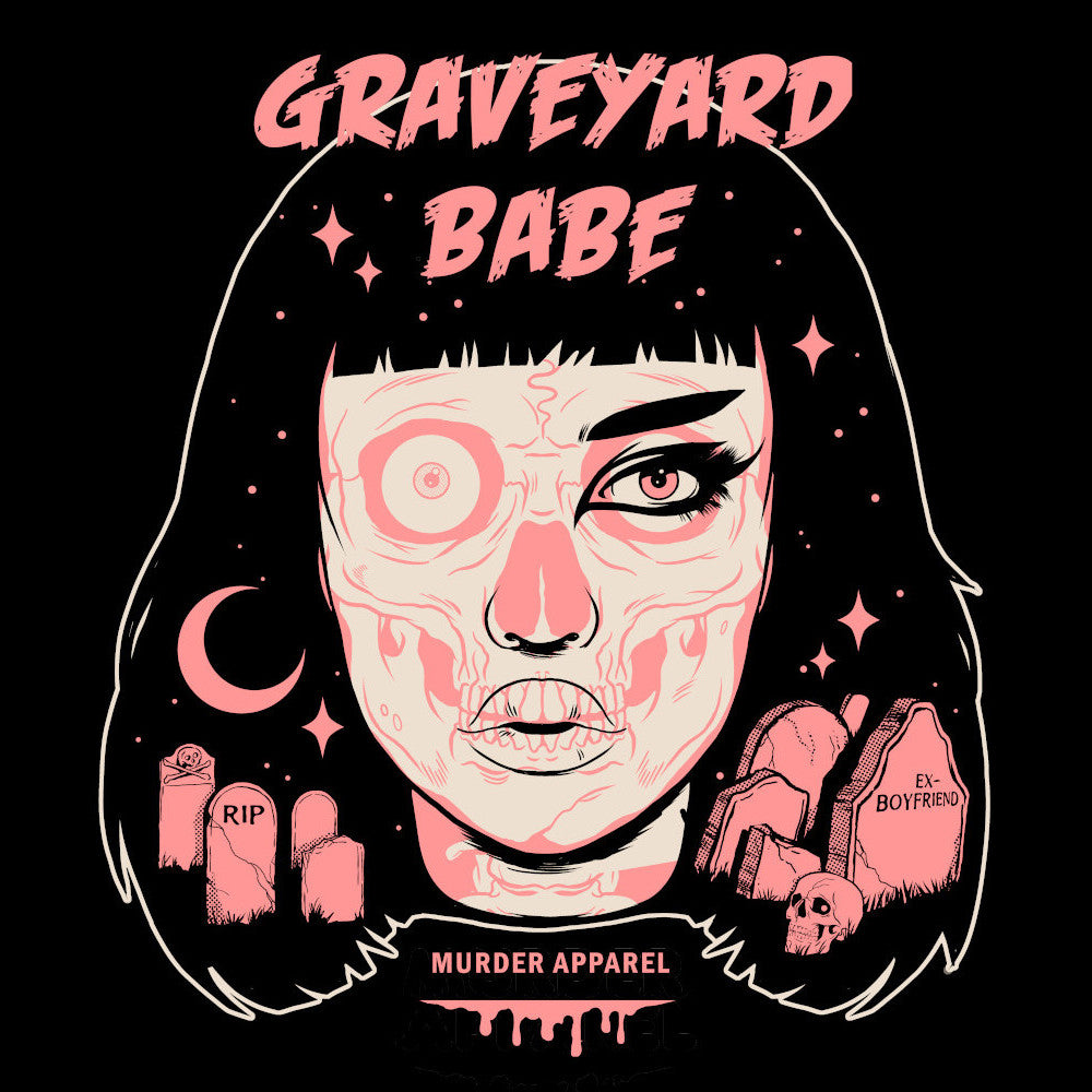 Murder Apparel Graveyard Babe T-Shirt