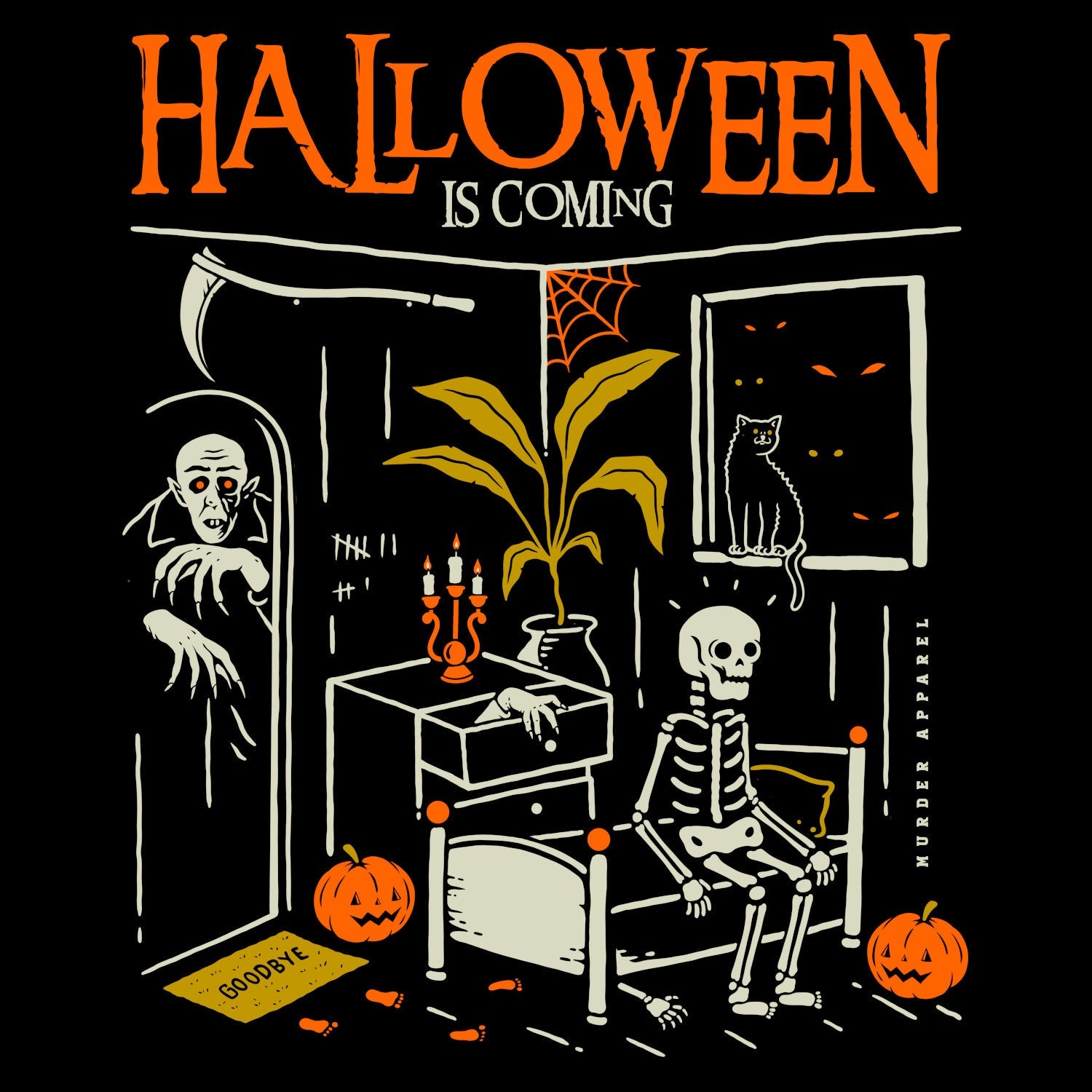 Murder Apparel Halloween Is Coming T-shirt