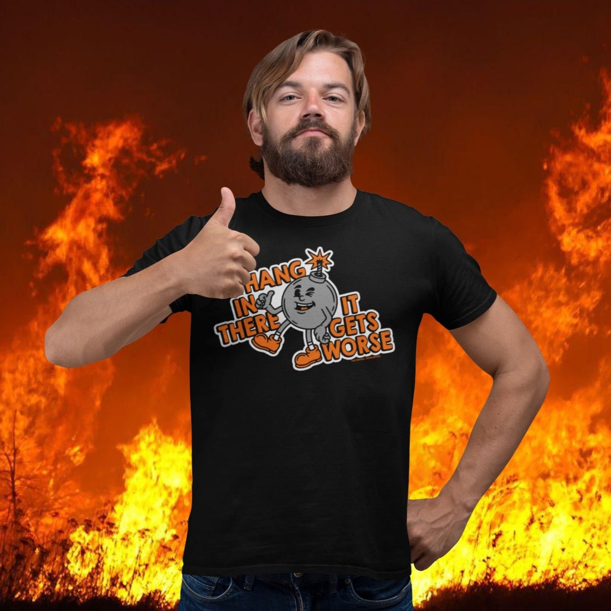 Original Underground Hang In There It Gets Worse Tee