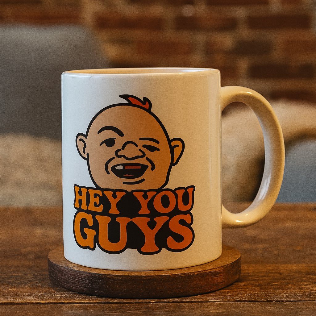 Original Underground White Hey You Guys Mug