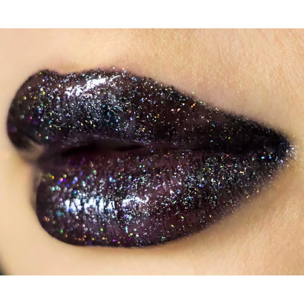 Curst Kosmetics Holographic Lip Glitz Black Magic