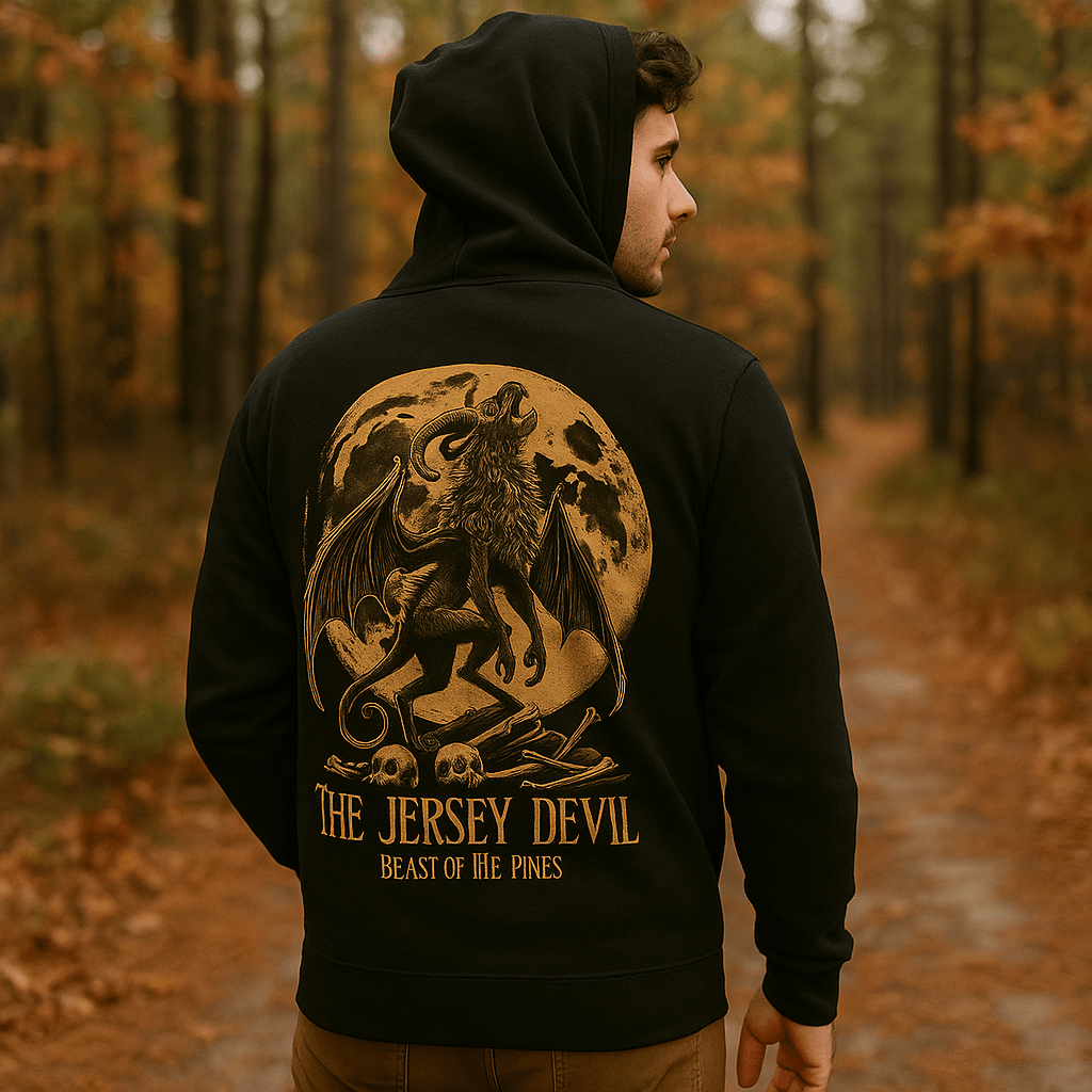 Original Underground Jersey Devil Beast of the Pines Zip Up Hoodie