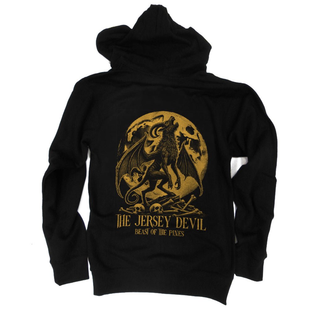 Original Underground Jersey Devil Beast of the Pines Zip Up Hoodie