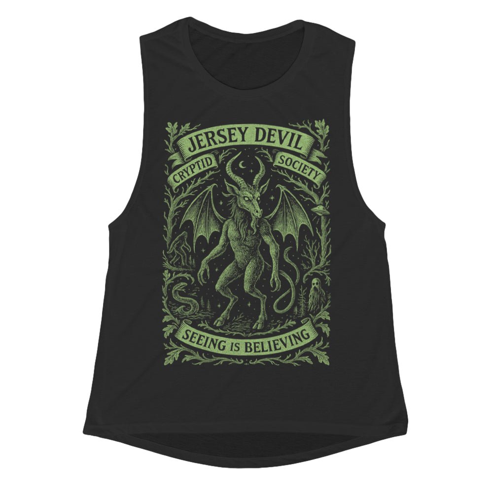 Original Underground Jersey Devil Cryptid Society Girls Tank