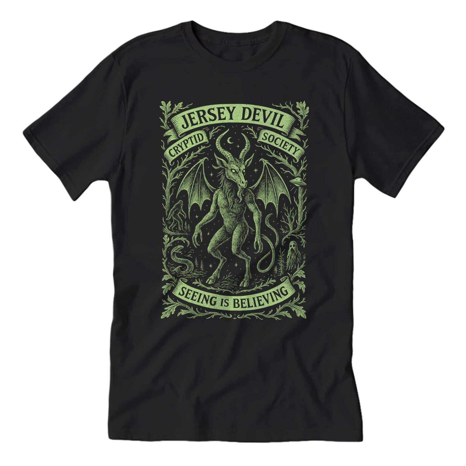 Original Underground Jersey Devil Cryptid Society Tee