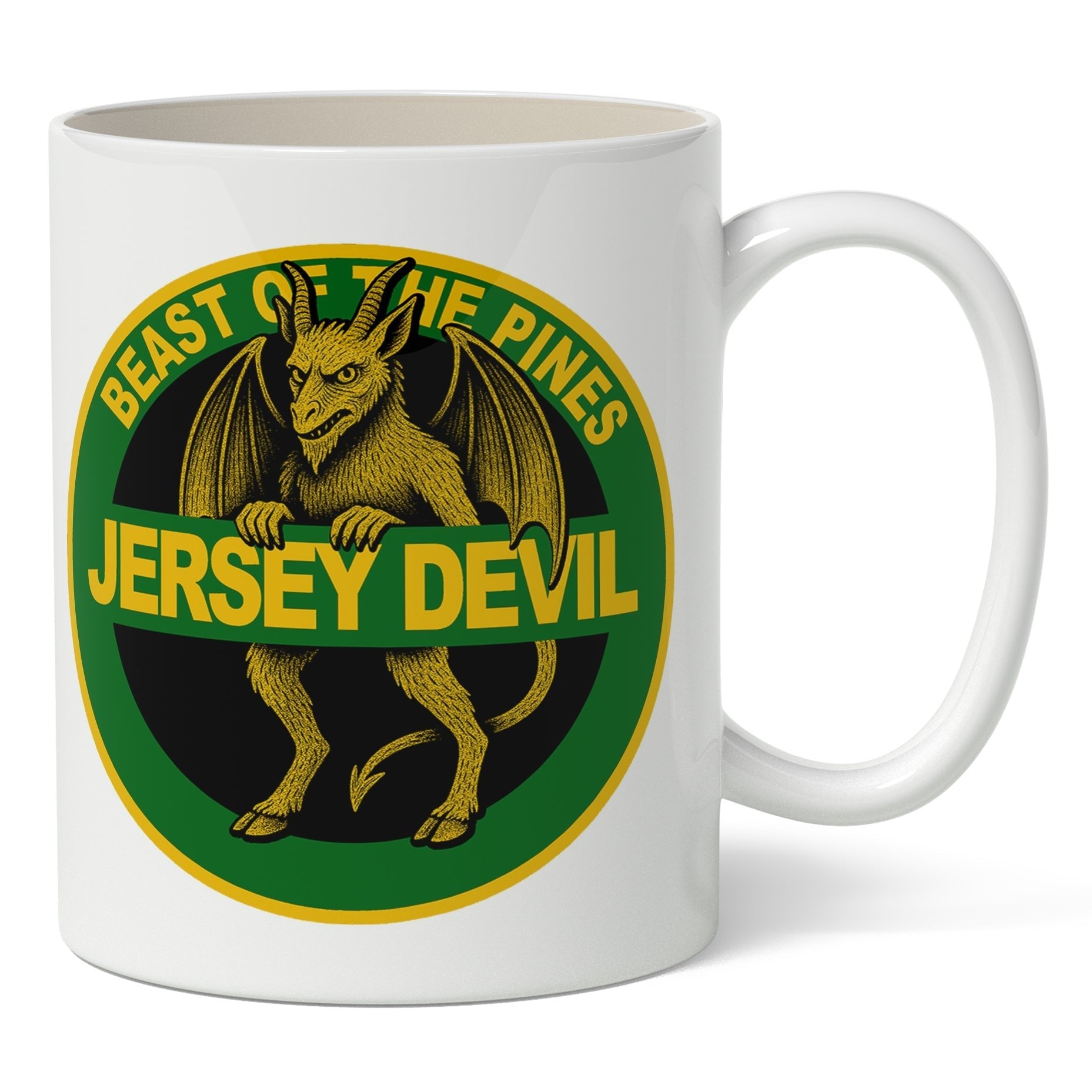 Original Underground White Jersey Devil Highway Sign Mug