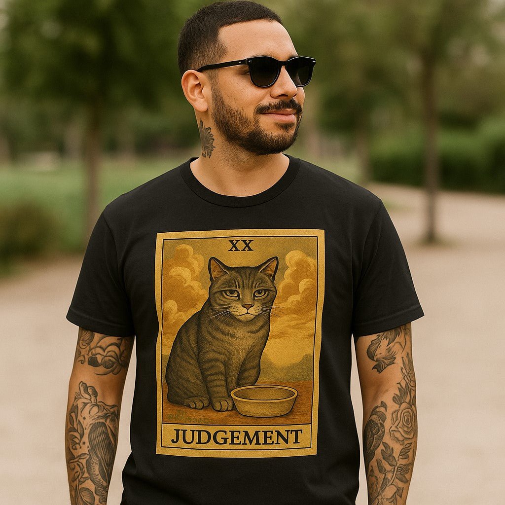 Original Underground Judgement Cat Tarot T-Shirt