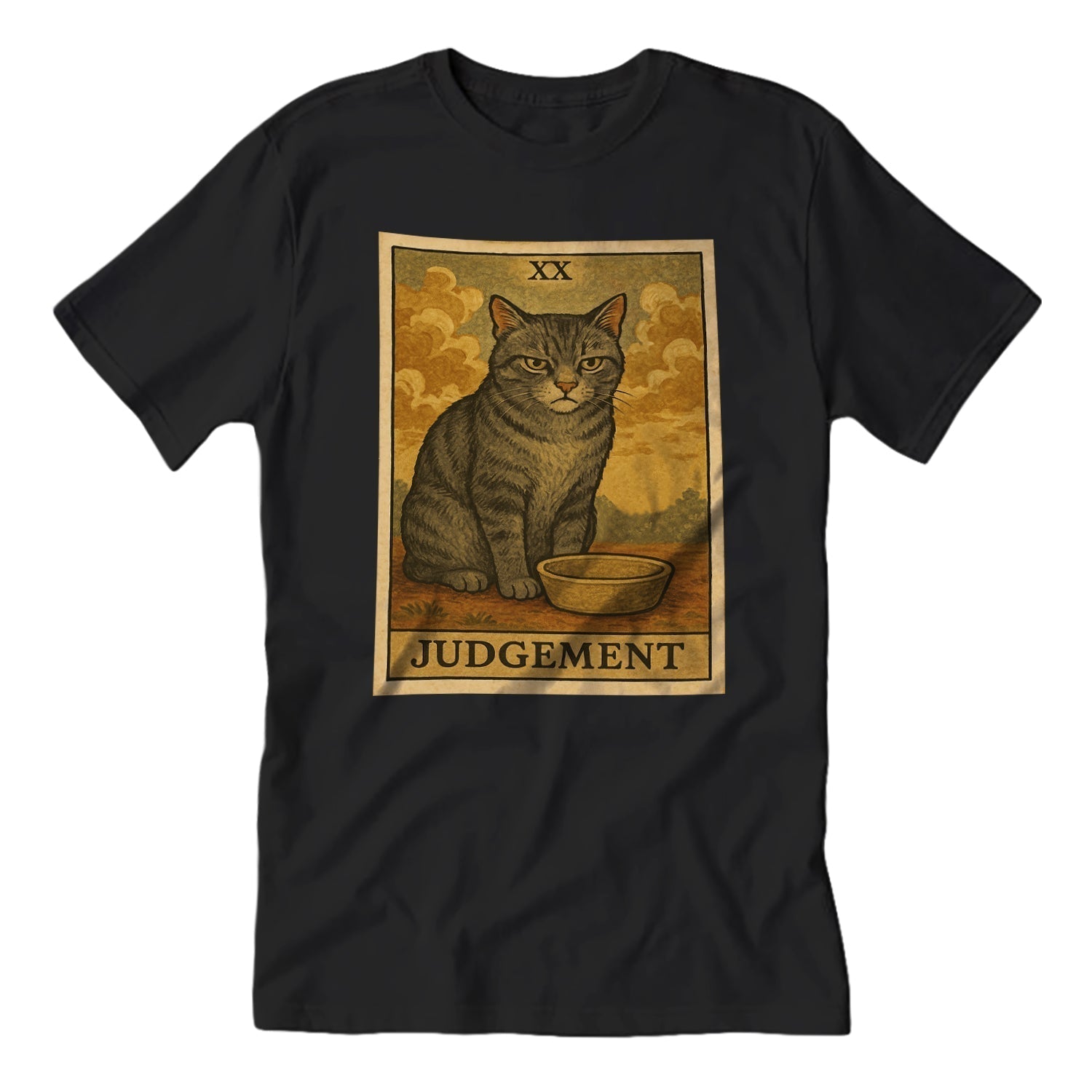 Original Underground Judgement Cat Tarot T-Shirt