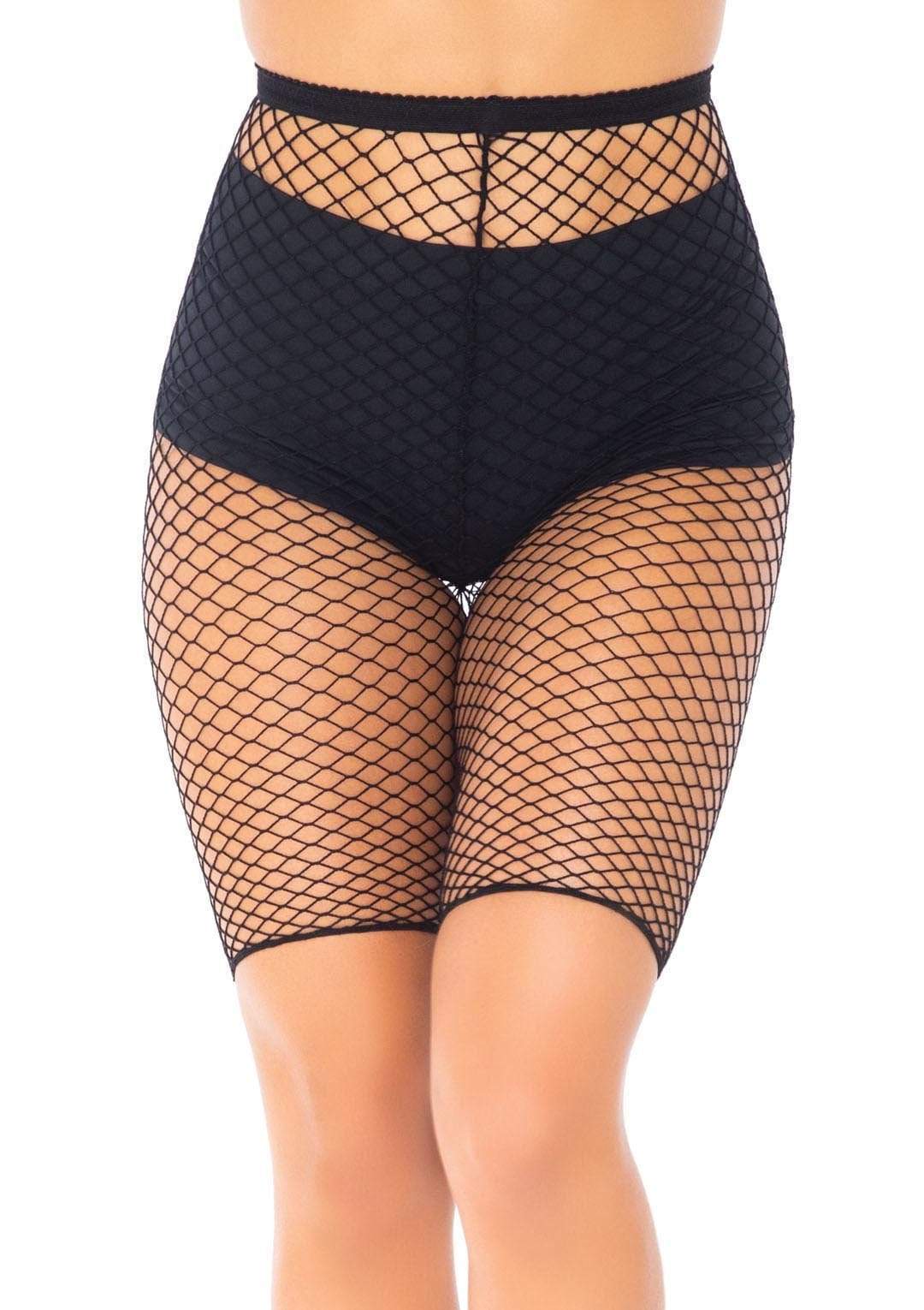 Leg Avenue Troublemaker Fishnet Biker Shorts