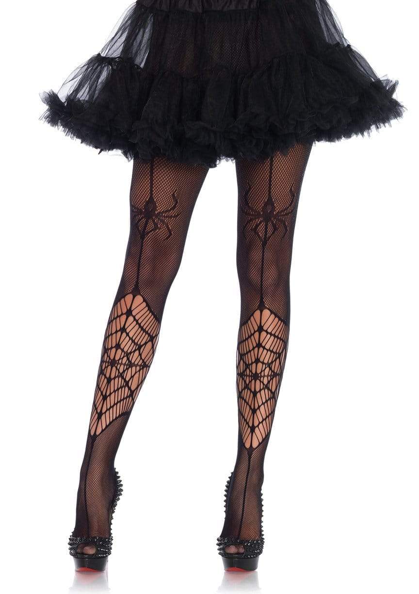 Leg Avenue Itsy Bitsy Spider and Web Tights
