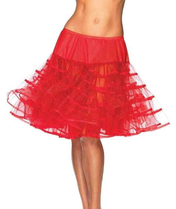 Leg Avenue Knee Length Layered Petticoat Costume Skirt